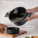 GARNEK TYTANOWY Z POKRYWKĄ 24CM 4.1L BERLINGER HAUS ANTRACIT BH-8131