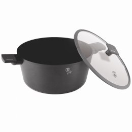 GARNEK TYTANOWY Z POKRYWKĄ 30CM 8L BERLINGER HAUS ANTRACIT BH-8133