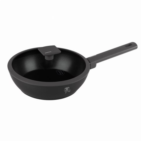 PATELNIA GŁĘBOKA TYTANOWA Z POKRYWKĄ 24CM BERLINGER HAUS ANTRACIT BH-8122 PATELNIA GŁĘBOKA TYTANOWA Z POKRYWKĄ 24CM BERLINGER HAUS ANTRACIT BH-8122