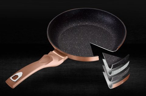 PATELNIA GRANITOWA 20CM BERLINGER HAUS METALLIC ROSE GOLD LINE BH-1508-N PATELNIA GRANITOWA 20CM BERLINGER HAUS METALLIC ROSE GOLD LINE BH-1508-N