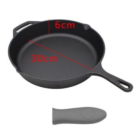 PATELNIA ŻELIWNA GŁĘBOKA 30CM BRUNBESTE BB-2667 PATELNIA ŻELIWNA GŁĘBOKA 30CM BRUNBESTE BB-2667