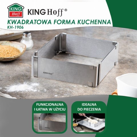 REGULOWANA FORMA DO CIASTA 28-15 X 5CM TORTOWNICA RANT CUKIERNICZY KINGHOFF KH-1906 REGULOWANA FORMA DO CIASTA 28-15 X 5CM TORTOWNICA RANT CUKIERNICZY KINGHOFF KH-1906