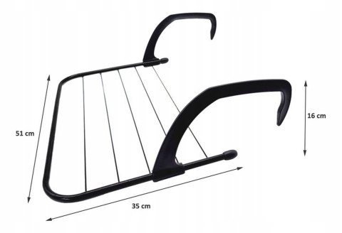 SKŁADANA SUSZARKA NA PRANIE NA GRZEJNIK KALORYFER BALKON 50 CM BRUNBESTE BB-3899 SKŁADANA SUSZARKA NA PRANIE NA GRZEJNIK KALORYFER BALKON 50 CM BRUNBESTE BB-3899