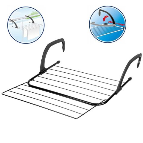 SKŁADANA SUSZARKA NA PRANIE NA GRZEJNIK KALORYFER BALKON 50 CM ROZSUWANA BRUNBESTE BB-3900 SKŁADANA SUSZARKA NA PRANIE NA GRZEJNIK KALORYFER BALKON 50 CM ROZSUWANA BRUNBESTE BB-3900