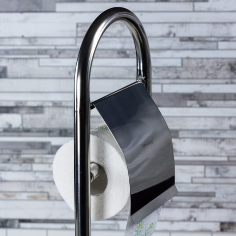 SZCZOTKA TOALETOWA DO WC Z UCHWYTEM NA PAPIER KINGHOFF KH-3221 SZCZOTKA TOALETOWA DO WC Z UCHWYTEM NA PAPIER KINGHOFF KH-3221
