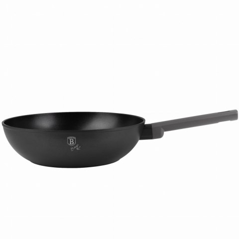 WOK Z POWŁOKĄ TYTANOWĄ 28CM PATELNIA GŁĘBOKA BERLINGER HAUS ANTRACIT BH-8123 WOK Z POWŁOKĄ TYTANOWĄ 28CM PATELNIA GŁĘBOKA BERLINGER HAUS ANTRACIT BH-8123