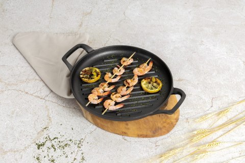ŻELIWNA PŁYTA GRILLOWA OKRĄGŁA 33CM BERLINGER HAUS STRONG MOLD BH-6533 ŻELIWNA PŁYTA GRILLOWA OKRĄGŁA 33CM BERLINGER HAUS STRONG MOLD BH-6533