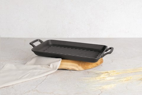 ŻELIWNA PŁYTA GRILLOWA PROSTOKĄTNA 33X22X4.5CM BERLINGER HAUS STRONG MOLD BH-6532 ŻELIWNA PŁYTA GRILLOWA PROSTOKĄTNA 33X22X4.5CM BERLINGER HAUS STRONG MOLD BH-6532