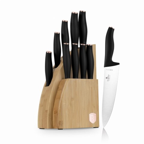 ZESTAW NOŻY W BLOKU BAMBUSOWYM 10-ELE BERLINGER HAUS BLACK ROSE BH-2760 ZESTAW NOŻY W BLOKU BAMBUSOWYM 10-ELE BERLINGER HAUS BLACK ROSE BH-2760