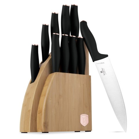 ZESTAW NOŻY W BLOKU BAMBUSOWYM 10-ELE BERLINGER HAUS BLACK ROSE BH-2760 ZESTAW NOŻY W BLOKU BAMBUSOWYM 10-ELE BERLINGER HAUS BLACK ROSE BH-2760