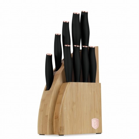 ZESTAW NOŻY W BLOKU BAMBUSOWYM 10-ELE BERLINGER HAUS BLACK ROSE BH-2760 ZESTAW NOŻY W BLOKU BAMBUSOWYM 10-ELE BERLINGER HAUS BLACK ROSE BH-2760