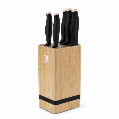 ZESTAW NOŻY W BLOKU BAMBUSOWYM 6-ELE BERLINGER HAUS BLACK ROSE BH-2970 ZESTAW NOŻY W BLOKU BAMBUSOWYM 6-ELE BERLINGER HAUS BLACK ROSE BH-2970