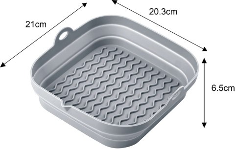 ZESTAW WKŁADÓW SILIKONOWYCH DO FRYTKOWNICY BEZTŁUSZCZOWEJ 2 SZTUKI KWADRATOWY 20CM SKŁADANY KLAUSBERG KB-7790 ZESTAW WKŁADÓW SILIKONOWYCH DO FRYTKOWNICY BEZTŁUSZCZOWEJ 2 SZTUKI KWADRATOWY 20CM SKŁADANY KLAUSBERG KB-7790