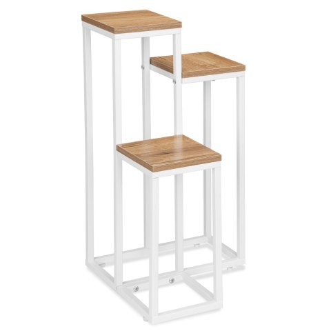 Kwietnik stojący skandynawski Munir biały craft Kwietnik stojący skandynawski Munir biały craft