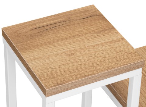Kwietnik stojący skandynawski Munir biały craft Kwietnik stojący skandynawski Munir biały craft