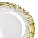 BLANCHE CLEAR Podtalerz artykuł dekoracyjny ze złotem 33x1,5cm