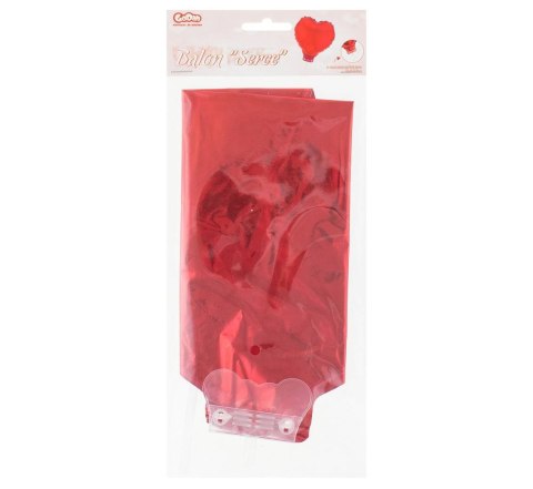 Balon Foliowy - Balon Serce, czerwone 27,5 cm Godan Balon Foliowy - Balon Serce, czerwone 27,5 cm Godan