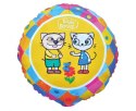 Balon foliowy Bajka Kicia Kocia i Pacek, 18 cali, 46cm Godan