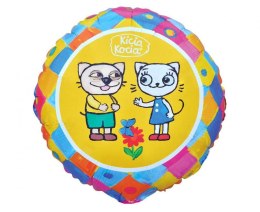 Balon foliowy Bajka Kicia Kocia i Pacek, 18 cali, 46cm Godan