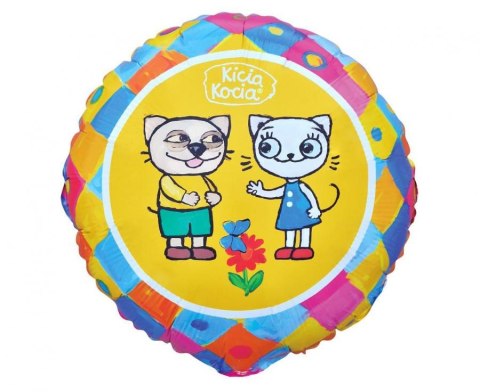 Balon foliowy Bajka Kicia Kocia i Pacek, 18 cali, 46cm Godan Balon foliowy Bajka Kicia Kocia i Pacek, 18 cali, 46cm Godan