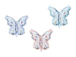 Balony foliowe do girland Motylki, 19x23 cm, 3szt Partydeco