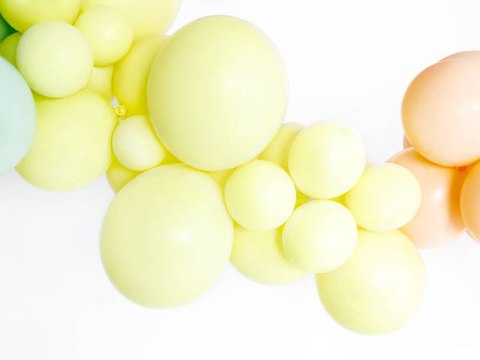 Balony lateksowe B105, Żółte, Pastel Lemon, 30cm, 100 szt. Belbal Balony lateksowe B105, Żółte, Pastel Lemon, 30cm, 100 szt. Belbal