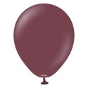 Balony lateksowe Burgundy, bordowy 45cm, 25 szt. Kalisan