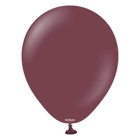 Balony lateksowe Burgundy, bordowy 45cm, 25 szt. Kalisan Balony lateksowe Burgundy, bordowy 45cm, 25 szt. Kalisan