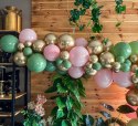 Balony lateksowe Chrome złoty, 30cm, 50 szt. Flowballoons
