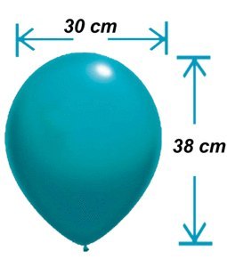 Balony lateksowe Chrome złoty, 30cm, 50 szt. Flowballoons Balony lateksowe Chrome złoty, 30cm, 50 szt. Flowballoons