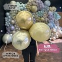 Balony lateksowe Kalisan AURA Antique Gold, złote, 45cm, 25szt. Kalisan