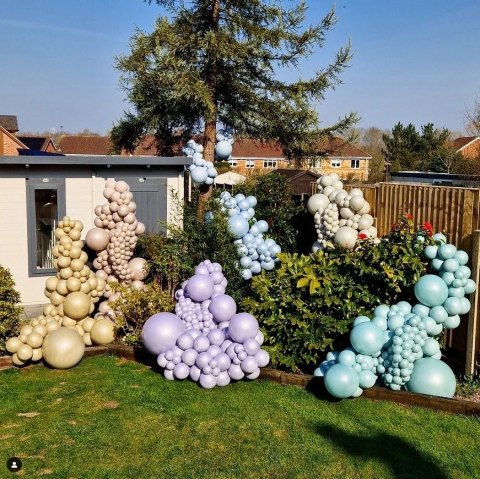 Balony lateksowe Kalisan AURA Ice Blue, niebieskie, 30cm, 50szt. Kalisan Balony lateksowe Kalisan AURA Ice Blue, niebieskie, 30cm, 50szt. Kalisan