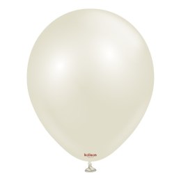 Balony lateksowe Kalisan AURA Ivory White, beżowe, kremowe, 30cm, 50szt. Kalisan