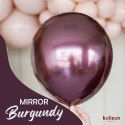 Balony lateksowe Kalisan Mirror Burgundy, 30 cm, 50 szt. Kalisan