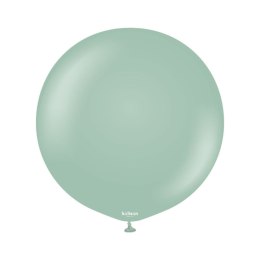 Balony lateksowe Kalisan Retro Winter Green, zielone, 60cm, 2szt. Kalisan