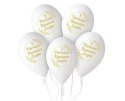 Balony lateksowe, Pierwsza Komunia kłosy, 30 cm, 25 szt Gemar