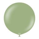 Balony lateksowe Retro Eucalyptus, zielony 60 cm, 2 szt. Kalisan