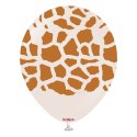 Balony lateksowe Safari Giraffe White Sand, żyrafa, 30 cm, 25 szt. Kalisan