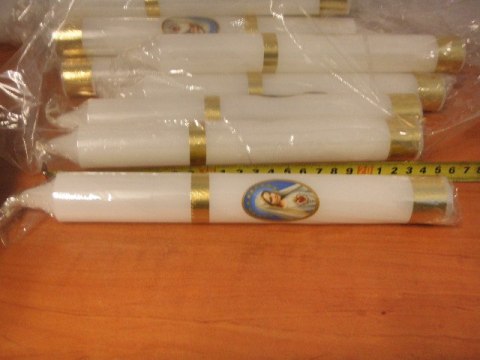 Gromnica 10szt MATKA BOSKA FATIMSKA GZ-014 Gromnica 10szt MATKA BOSKA FATIMSKA GZ-014