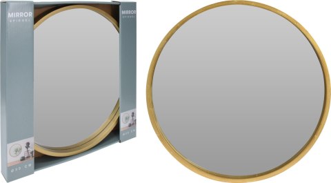 LUSTRO OKRĄGŁE 30CM ZŁOTE LUSTRO OKRĄGŁE 30CM ZŁOTE