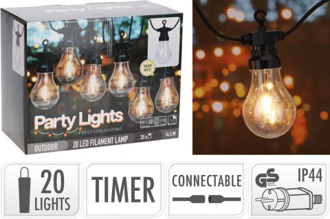 Łańcuch Świetlny 20LED A60 CIEPŁY BIAŁY Łańcuch Świetlny 20LED A60 CIEPŁY BIAŁY