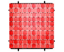 Panel cekinowy dekoracyjny czerwony, 30cm Godan