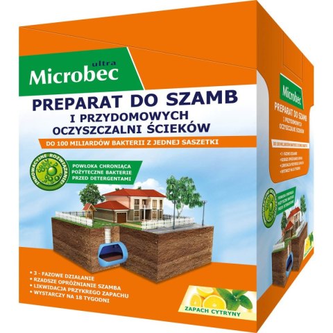 Preparat do szamb MICROBEC 18 saszetek x 25g Preparat do szamb MICROBEC 18 saszetek x 25g