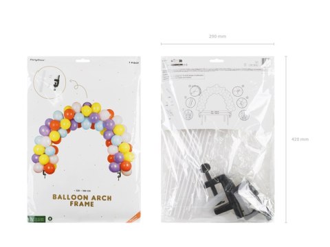 Stelaż do balonów - Łuk na stół, 120-180 cm Partydeco Stelaż do balonów - Łuk na stół, 120-180 cm Partydeco