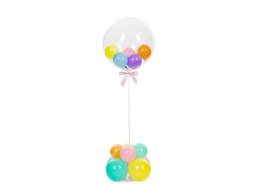 Stojak na balon, 72 cm - przezroczysty Partydeco