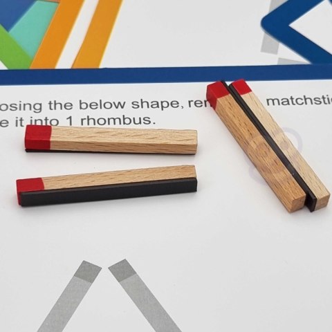 TOOKY TOY Drewniana Układanka Montessori Gra Logiczna Łamigłówki Zapałki Magnetyczne dla Dzieci 58 el. TOOKY TOY Drewniana Układanka Montessori Gra Logiczna Łamigłówki Zapałki Magnetyczne dla Dzieci 58 el.