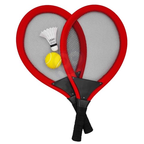 WOOPIE Duże Rakietki do Tenisa Badminton dla Dzieci Zestaw + Piłka Lotka WOOPIE Duże Rakietki do Tenisa Badminton dla Dzieci Zestaw + Piłka Lotka