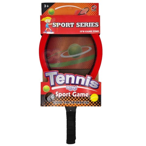 WOOPIE Duże Rakietki do Tenisa Badminton dla Dzieci Zestaw + Piłka Lotka WOOPIE Duże Rakietki do Tenisa Badminton dla Dzieci Zestaw + Piłka Lotka