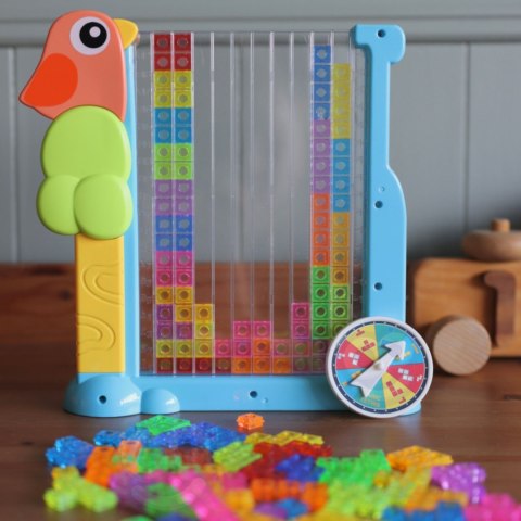 WOOPIE Gra Edukacyjna Tetris Kolorowe Klocki WOOPIE Gra Edukacyjna Tetris Kolorowe Klocki