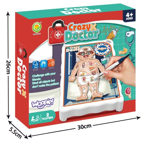 WOOPIE Gra Zręcznościowa Szalony Lekarz WOOPIE Gra Zręcznościowa Szalony Lekarz